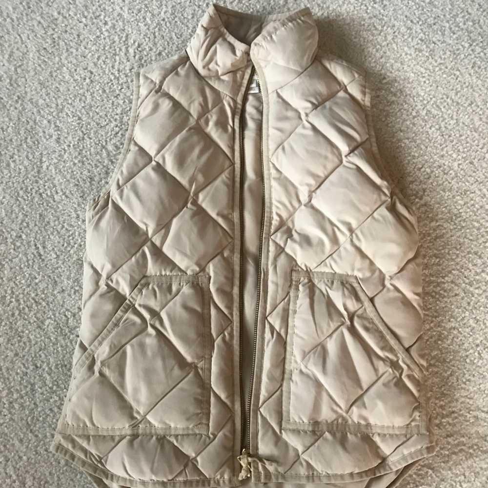 Jcrew quilted vest